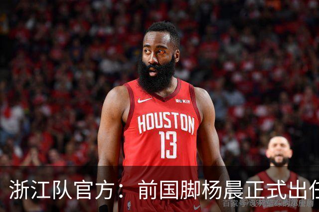 浙江队官方：前国脚杨晨正式出任俱乐部总经理